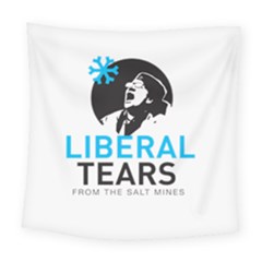 Liberal Tears Funny Screeching Democrat Screaming Square Tapestry (large) by snek