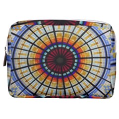 Background Stained Glass Window Make Up Pouch (medium) by Pakrebo