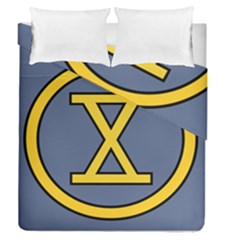 United States Army 10th Infantry Division Insignia Duvet Cover Double Side (queen Size) by abbeyz71