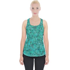 Turquoise Piece Up Tank Top by LalaChandra