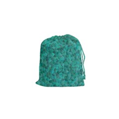 Turquoise Drawstring Pouch (xs) by LalaChandra