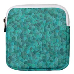 Turquoise Mini Square Pouch by LalaChandra