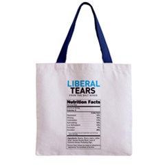 Liberal Tears  Funny With Supplement Facts Custom Colors Zipper Grocery Tote Bag by snek