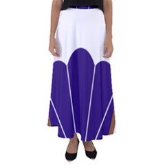 United States Army 6th Airborne Division Insignia Flared Maxi Skirt by abbeyz71