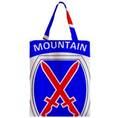 United States Army 10th Mountain Division Shoulder Sleeve Insignia Zipper Classic Tote Bag by abbeyz71