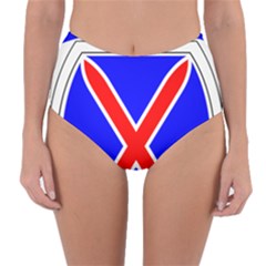 United States Army 10th Mountain Division Shoulder Sleeve Insignia Reversible High-waist Bikini Bottoms by abbeyz71
