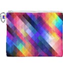 Abstract Background Colorful Canvas Cosmetic Bag (XXXL) View1