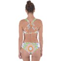 Abstract Flower Mandala Criss Cross Bikini Set View2