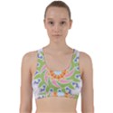 Abstract Flower Mandala Back Weave Sports Bra View1