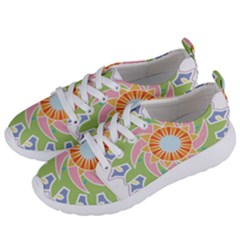 Abstract Flower Mandala Women s Lightweight Sports Shoes by Alisyart