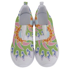 Abstract Flower Mandala No Lace Lightweight Shoes