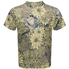 Abstract Art Botanical Men s Cotton Tee