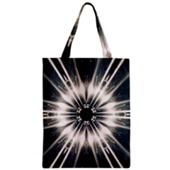Abstract Fractal Space Zipper Classic Tote Bag