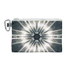 Abstract Fractal Space Canvas Cosmetic Bag (medium)