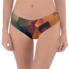 Background Triangle Reversible Classic Bikini Bottoms