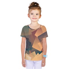 Background Triangle Kids  One Piece Tee