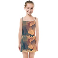 Background Triangle Kids  Summer Sun Dress