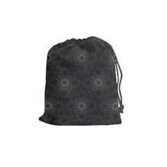 Background Star Pattern Drawstring Pouch (medium)