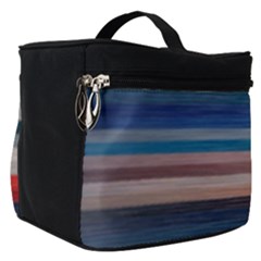 Background Horizontal Ines Make Up Travel Bag (small)