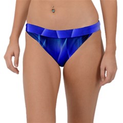 Audio Sound Soundwaves Art Blue Band Bikini Bottom by Alisyart