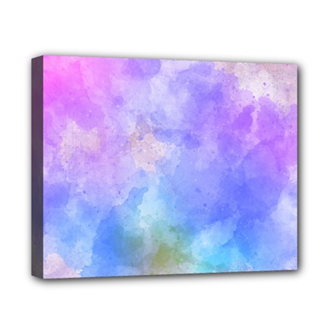 Background Abstract Purple Watercolor Canvas 10  X 8  (stretched) by Alisyart