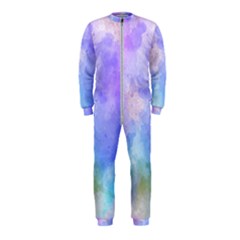 Background Abstract Purple Watercolor Onepiece Jumpsuit (kids) by Alisyart