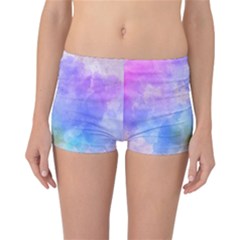 Background Abstract Purple Watercolor Reversible Boyleg Bikini Bottoms