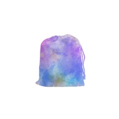 Background Abstract Purple Watercolor Drawstring Pouch (xs)