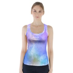 Background Abstract Purple Watercolor Racer Back Sports Top by Alisyart