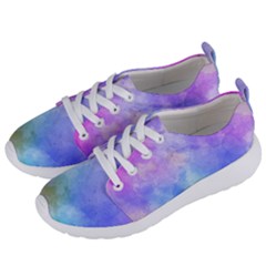 Background Abstract Purple Watercolor Women s Lightweight Sports Shoes