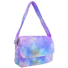 Background Abstract Purple Watercolor Courier Bag