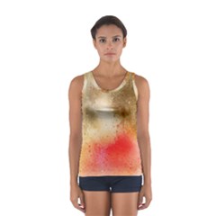 Abstract Space Watercolor Sport Tank Top 