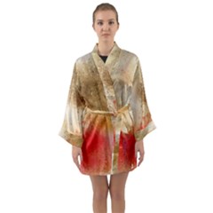 Abstract Space Watercolor Long Sleeve Kimono Robe by Alisyart
