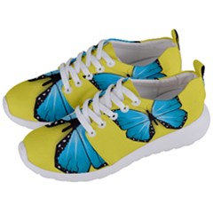 Butterfly Blue Insect Men s Lightweight Sports Shoes