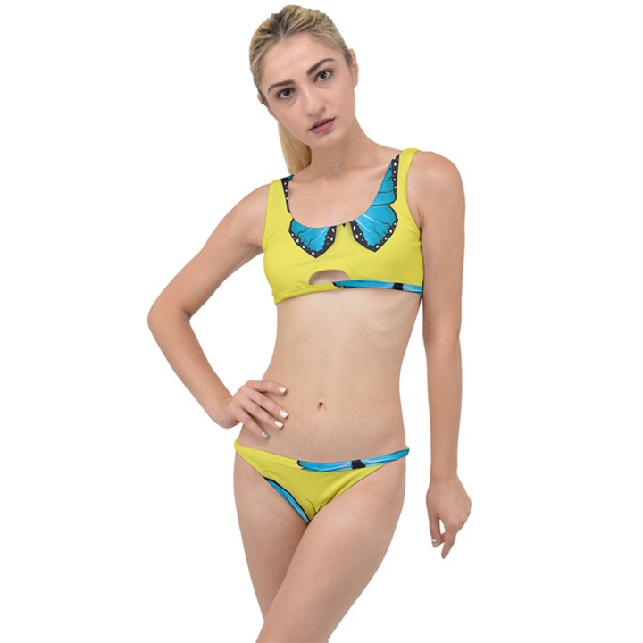 Butterfly Blue Insect The Little Details Bikini Set