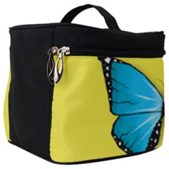 Butterfly Blue Insect Make Up Travel Bag (big) by Alisyart