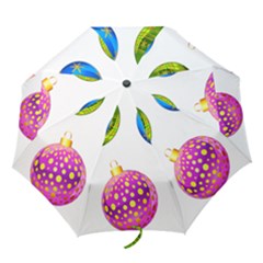 Christmas Ornaments Ball Folding Umbrellas by Alisyart