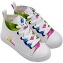 Christmas Ornaments Ball Kids  Mid-Top Canvas Sneakers View3