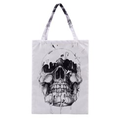 Black Skull Classic Tote Bag