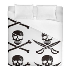 Bone Skull Duvet Cover (full/ Double Size) by Alisyart