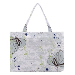 Butterfly Flower Medium Tote Bag by Alisyart