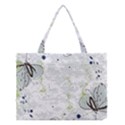 Butterfly Flower Medium Tote Bag View1