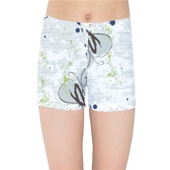 Butterfly Flower Kids  Sports Shorts