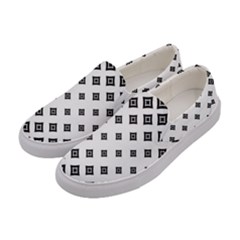 Concentric Halftone Wallpaper Women s Canvas Slip Ons