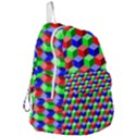 Colorful Prismatic Rainbow Foldable Lightweight Backpack View3