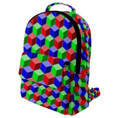 Colorful Prismatic Rainbow Flap Pocket Backpack (small) by Alisyart