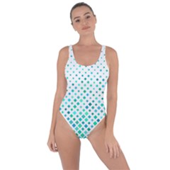 Diagonal Square Cyan Element Bring Sexy Back Swimsuit