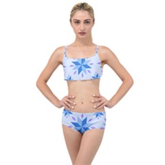 Dutch Star Snowflake Holland Layered Top Bikini Set