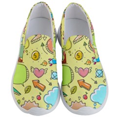 Cute Sketch Child Graphic Funny Men s Lightweight Slip Ons by Alisyart