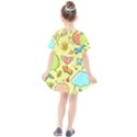 Cute Sketch Child Graphic Funny Kids  Smock Dress View2